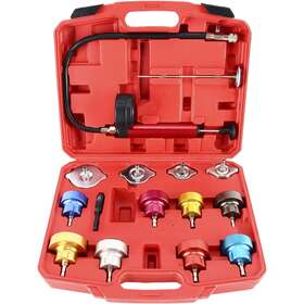 Sz6563-1 8milelake 14pcs Radiator Cooling System Pressure Tester Gasket Water Tank Leak Adapter Set Sz6563-1 8milelake 14pcs Radiator Cooling System Pressure Tester Gasket Water Tank Leak Adapter Set
