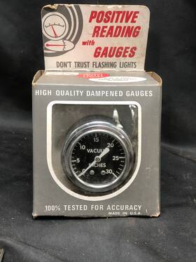74-6799 Accurate Products Vintage Vacuum Gauge Made In Usa Nos Box