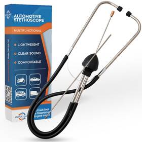 Automotivestethoscope00 Autolumen Professional Automotive Stethoscope Precision Mechanic Metallic