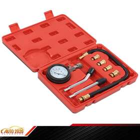 A-04crp0007abk Automotor2020 For M10 12 14 18 8x Cylinder Compression Tester Gas Petrol Engine Gauge Tool Kit