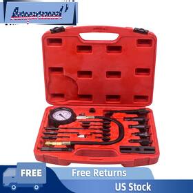 Autop207 Autopartszone Diesel Engine Compression Gauge Tester Cylinder Pressure Test Injector Adaptor