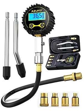 Azuno 791334707986 Compression Tester Automotive Digital Gauge 200 Psi For Petrol Engin