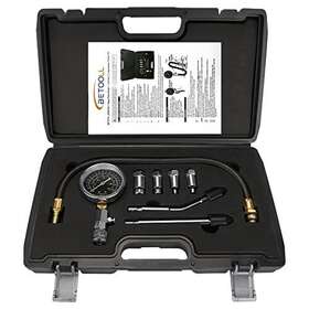 Betooll 653461839759 8pcs Petrol Engine Cylinder Compression Tester Kit Automotive Tool Gauge