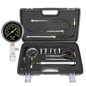 Hw0130-2 Betooll 13pcs Compression Tester With Spark Plug - 300psi Engine Cyl Inch