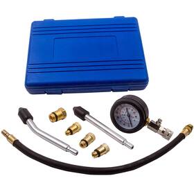 2u1w9t Bfo Spark Plug Cylinder Compression Tester Kit Measuring Tool Car Truck 0-300psi