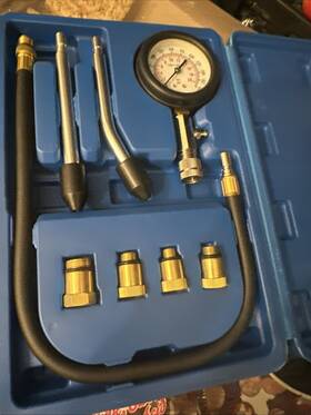 Awi5g1 Bfo Spark Plug Cylinder Compression Tester Test Detector Adaptors Tool Set