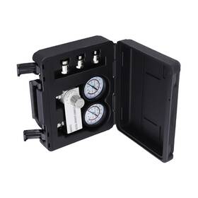 0-700kpi Bfo Dgnx2t Black Cylinder Leakage Tester Kit Dual 2-1/2 Inch Gauges Read 0-100psi