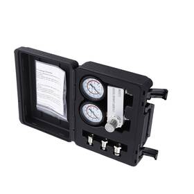 Mcs3rl Bfo Black Dual Gauges Thread Adapters Cylinder Leakage Tester Kit