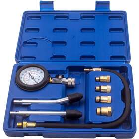 W8yhc2 Bfo Engine Cylinder Compression Pressure Tester Gauge Test Kit Car Bicycle