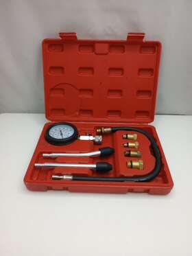 Rc-0016-r Btshub 8pc Engine Compression Tester And Cylinder Pressure Gauge Tool Kit For 218