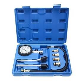Rc0016 Btshub 8pcs 0-300psi Gas Engine Cylinder Compression Tester Gauge Kit For Car Truck