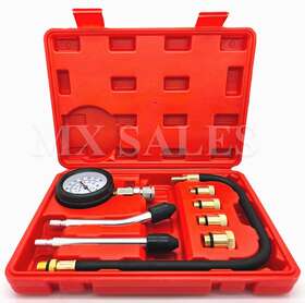 Ct8pc Cal/infi/aj 8pc Spark Plug Cylinder Compression Tester Test Kit Professional Gas Engine