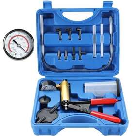 Dasbet 687925996504 Hand Held Vacuum Pump Tester Set Gauge And Brake Bleeder Kit Fo