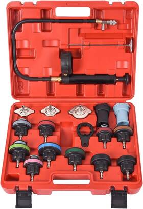 Psa119 Dha 18pcs Radiator Pressure Tester Kit - Automotive Cooling System Coolant