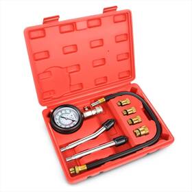 Dna Motoring 194286187941 8pcs Compression Gauge Tester Kit With M10 M12 M14 M