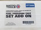 Fpt3000 Matco Tools Fuel Pressure Test Set Missing Couple Of Pieces