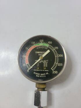 22581-1 Gilbert Davis Vintage Co. Automobile Compression Tester