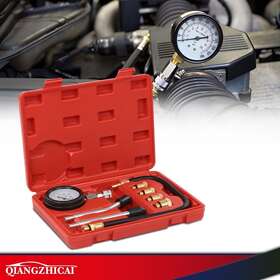 Z-04crp0007abk Jiangzhic-76 Cylinder Compression Tester Gas Petrol Engine Gauge Tool Kit For Car Motorcycle