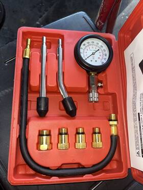 Jifetor 0015678363180 Compression Tester Kit 0-300 Psi Looks To Be New Never Used