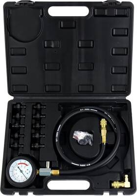 31026c Joyfans Oil Pressure Tester Tool 0-140psi Gauge Black Suitcase