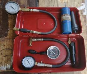 J-7125 Kent-moore Diesel Compression Tester With Mixed Gauges