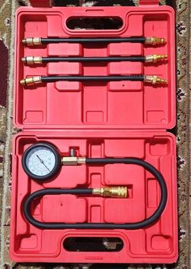 Ye-0029 Kuntec Compression Gauge Test Set For Engine Cylinders Diagnostic Tester 300 Psi