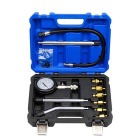 2-kt6147 Kuntech 11 Pcs Gas Engine Cylinder Compression Tester Kit Auto Car Motorcycle Gauge Tool