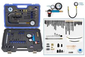 Kt6145 Kuntech 72pc Petrol Diesel Engine Cylinder Compression Leak Down Tester Diagnostic