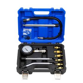 Kt6147 Kuntech 11pcs Cylinder Compression Tester Gas Engine Gauge Kit Tool Auto Car Motorcycle