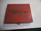 L1831 Unbranded Vintage Snap On Tune Up Set Compression Vacuum Fuel Pump Gauge Metal Box