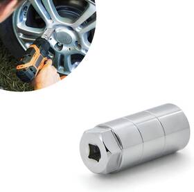 Lee3706 Leediga 1 Pc 3/8in Car Oil Pressure Switch Socket Sleeve Hexagonal Silver