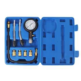 Lk-ctk-001b Lokocar Petrol Cylinder Leak Down Engine Tester Compression Leakage Detector Kit Set 8pc