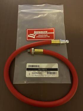 52-73013 Longacre Racing Products 12mm Leak Down Tester Hose