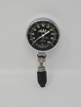 15090-1 Mac Tools Vintage Compression Tester 0-200 Usa Made Tool