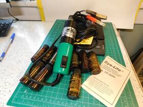 Bl1800 Mac Tools Uv/blue Leak Detection Lamp With 9-dye Bottles Tested Working