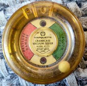 41-172 Marquette Crankcase Vacuum Tester Model Vintage