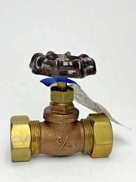 201cm4 Matco-norca Inc. 3/4 Inch Compression Stop Valve Solderless Connection New Old Stock
