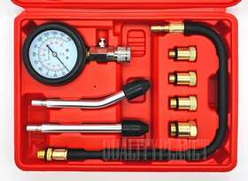 Ect8pc Maxtools Engine Compression Tester And Cylinder Pressure Gauge Tool Kit For Auto