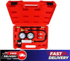 0bzv8018 Merxeng Pau Cylinder Leak Tester Engine Compression Diagnostic Dual Pressure Gauge