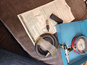 S1290-1290 Mitlon Tool Kit Cornwell Box Milton Tools Vacuum And Fuel Pump Test Testing Tester In Metal