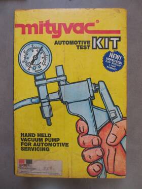 Te60 Mityvac Vintage 1986 Hand Held Vacuum Pump Automotive Test Kit In Box Model