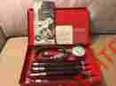 Mt-26-kit Snap-on Vintage Tools Compression Gauge Kit 5 Adapters And Metal Box