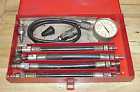 Mt26e Tools Vintage Compression Gauge Kit Case Adapter Hoses