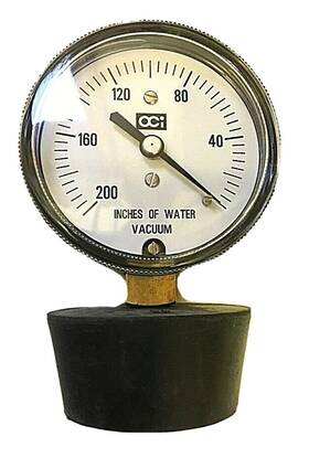 C03vl Oci Vacuum Cleaner Suction Gauge Water Lift Car Wash Carpet Tester