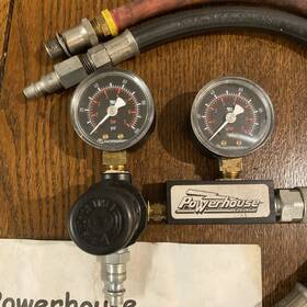 Pow301018 Powerhouse Dual Gauge Leakdown Tester. #pow301018