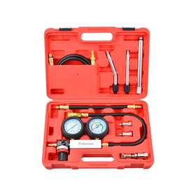 Pt8126 Prokomon Cylinder Leak Down Tester Kit Gasoline Engine Compression Dual Gauge Leakdow