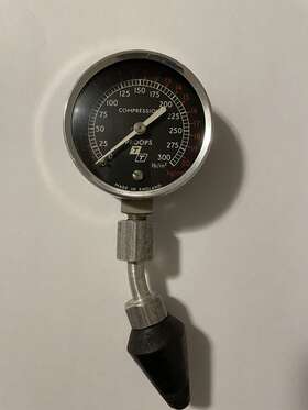 T-104 Proops T104 Tune Test Cylinder Compression Tester Vintage