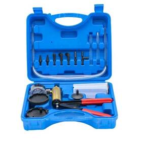 L1901us Qnkaa Hand Held Vacuum Pressure Pump Tester Set Brake Fluid Bleeder Bleeding Kit Us