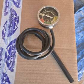 53892180 Rac Vintage Engine Vacuum Fuel Pump Tester Gauge Made In Usa - Clean