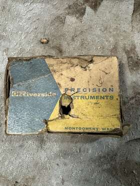 61-9029 Riverside Vintage Compression Tester Precision Instruments Montgomery Ward